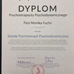 Monika Fuchs certyfikat